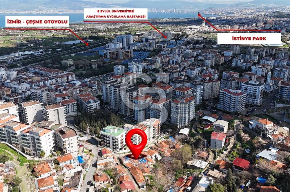 İzmir Narlıdere Atatürk Mah.1/4 Hisse Payı Satılık Arsa 55 m²