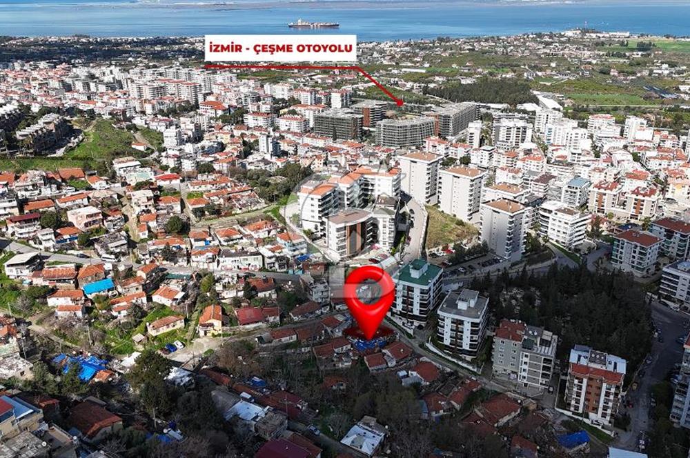 İzmir Narlıdere Atatürk Mah.1/4 Hisse Payı Satılık Arsa 55 m²