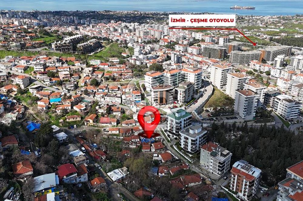 İzmir Narlıdere Atatürk Mah.1/4 Hisse Payı Satılık Arsa 55 m²