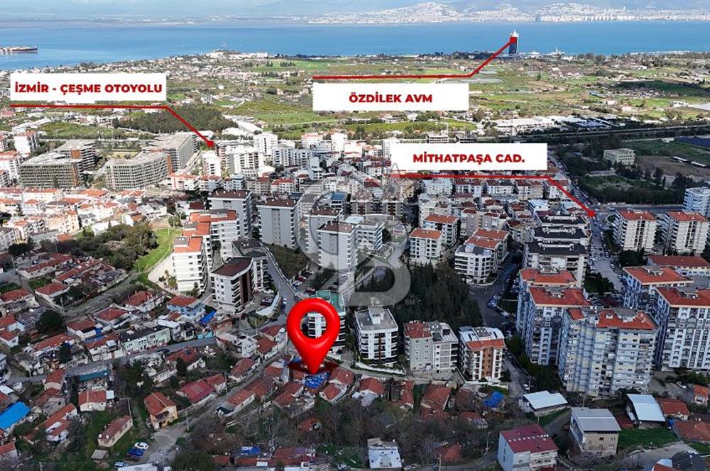 İzmir Narlıdere Atatürk Mah.1/4 Hisse Payı Satılık Arsa 55 m²