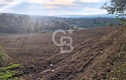Biga Akpınar Köyü’nde Resmi Yol Cepheli, Gölet Yakınında Yatırımlık Tarla