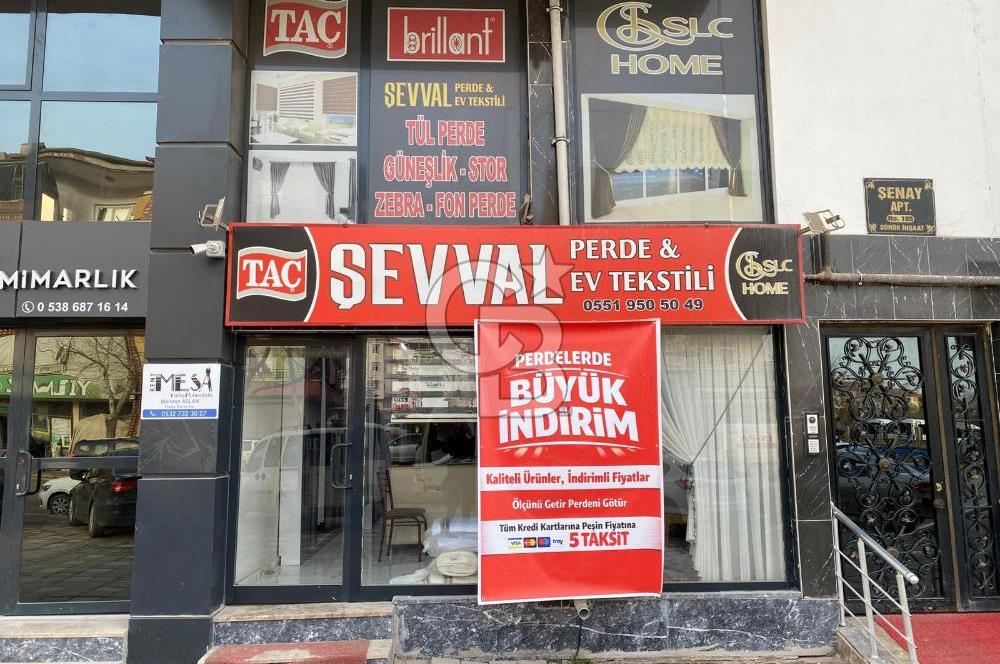 COLDWELL BANKER'den TURĞUT TEMELLİ de SATILIK İKİ KATLI DÜKKAN