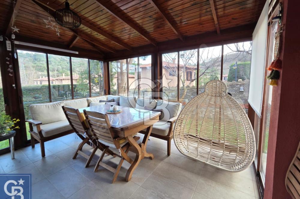 DOĞAYLA İÇ İÇE | İMRENDEREDE 3 KATLI BAHÇELİ LÜKS VİLLA