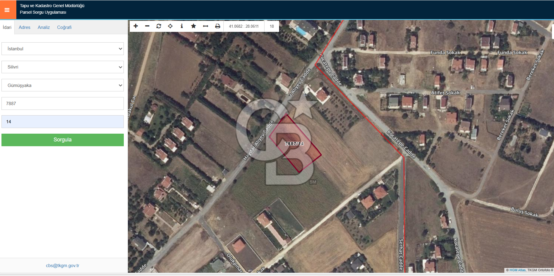 Silivri Gümüşyaka Satılık Villa İmarlı Arsa