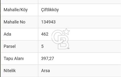 Yalova Çiftlikköy Mah konut imarlı 45 m2 hisseli satılık arsa