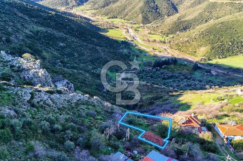 İzmir Karaburun Bozköy'de Satılık 506 m2 Kagir Ev ve Bahçe