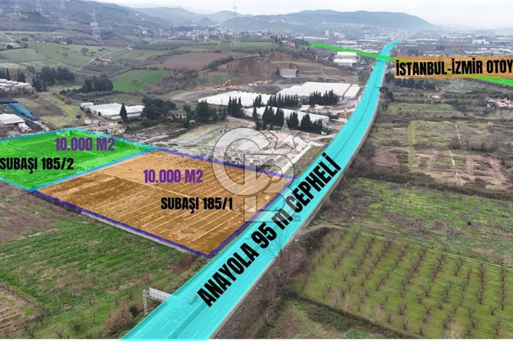 KOCAELİ BURSA ANAYOLUNA CEPHE SATILIK TİCARİ İMARLI ARSA!