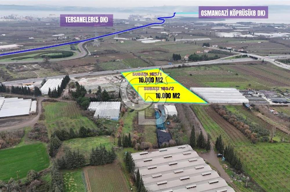 KOCAELİ BURSA ANAYOLUNA CEPHE SATILIK TİCARİ İMARLI ARSA!