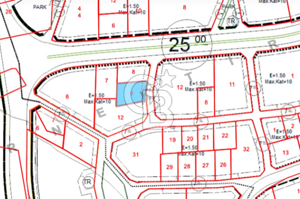 CB'DEN VADİ MH.DE (495 m2) KONUT İMARLI SATILIK ARSA