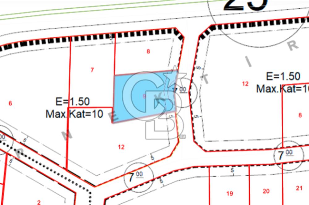 CB'DEN VADİ MH.DE (495 m2) KONUT İMARLI SATILIK ARSA