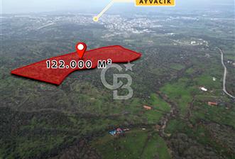 ÇANAKKALE AYVACIK İMAR SINIRINDA 122 DÖNÜM TEKTAPU SATILIK ARAZİ - 1 - 335007