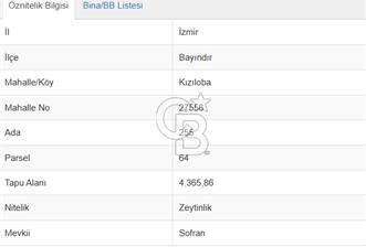 Manzaralı, Verimli Zeytinlik: 4365m², 450 Ağaç, Yatırım Fırsatı! - 1 - 335002