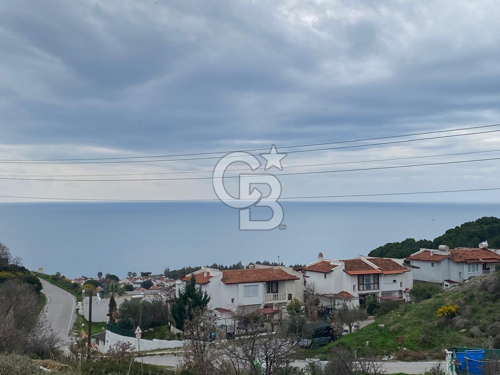 Museland-Seferihisar'da Deniz Manzaralı, İmarlı Satılık Arsa