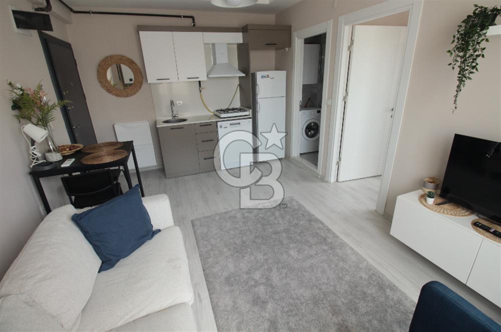 Buca Kent Loca'da 1+1_45m² Eşyalı Kiralık Daire