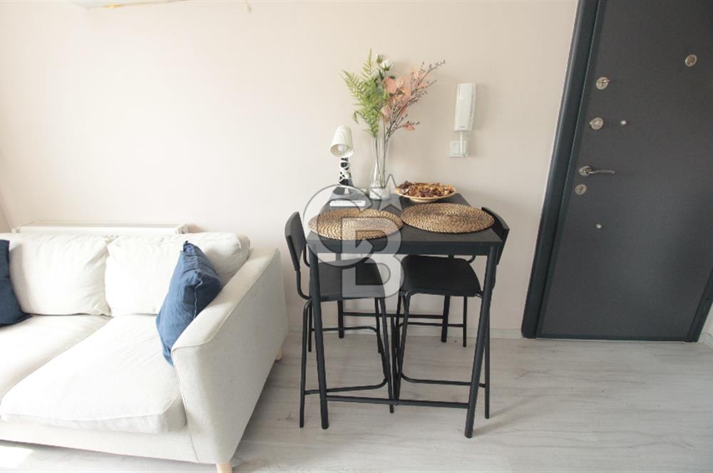 Buca Kent Loca'da 1+1_45m² Eşyalı Kiralık Daire