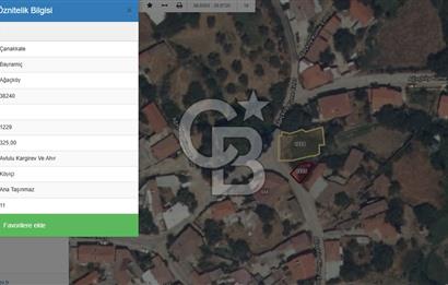 Bayramiç Ağaçköy'de Satılık 385 m² İmarlı Arsa