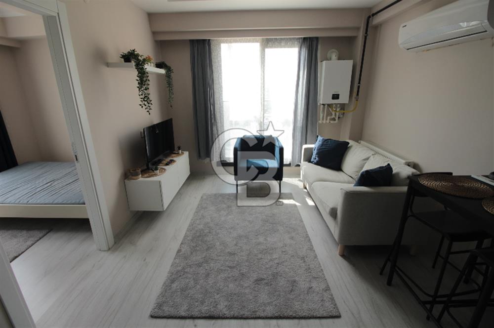 Buca Kent Loca'da 1+1_45m² Eşyalı Kiralık Daire