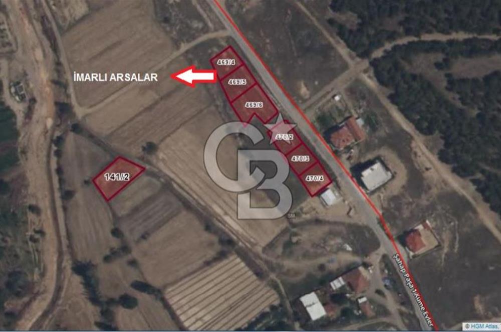 Afyon-Dazkırı Barbaros Mah.de İmarlı Arsalara Yakın 624 m² Satılık Tarla