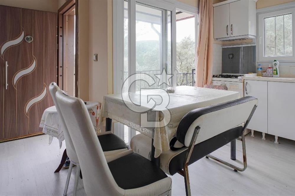 AKBÜK'TE DENİZ MANZARALI SATILIK 2+1 EV VE ZEYTİNLİ TARLA