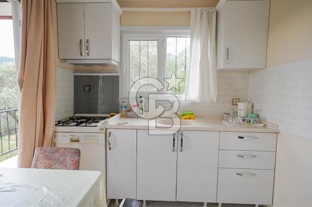 AKBÜK'TE DENİZ MANZARALI SATILIK 2+1 EV VE ZEYTİNLİ TARLA