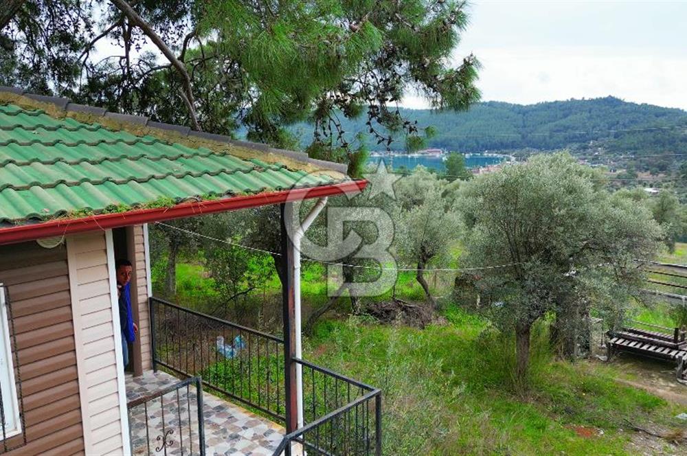 AKBÜK'TE DENİZ MANZARALI SATILIK 2+1 EV VE ZEYTİNLİ TARLA