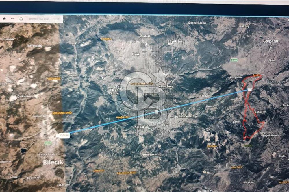 BİLECİK GÖLPAZARI ÇENGELLERDE SATILIK ARAZİ