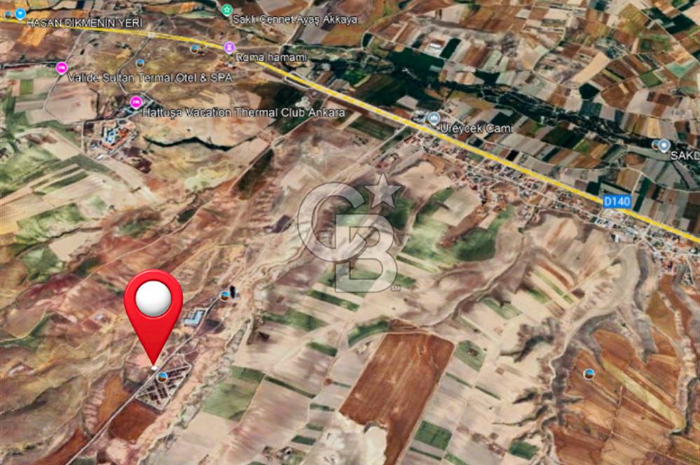 Güdül Güneycede Müstakil Tapulu Satılık 488 m2 Villa Arsası