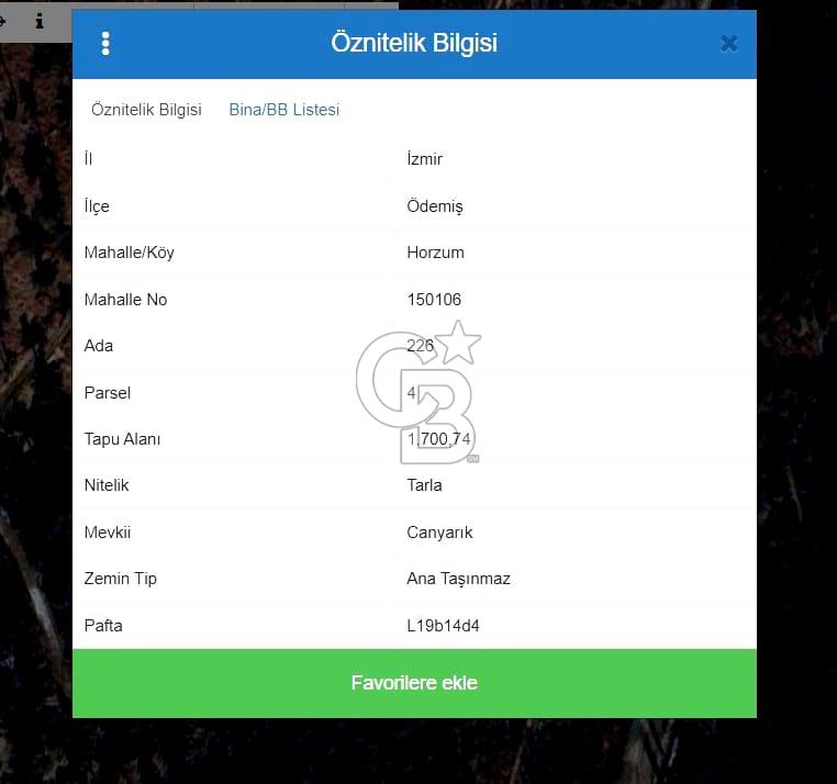 Ödemiş Horzum 1700M2 Resmi Yola Cephe Köye Yakın Satılık Bahçe