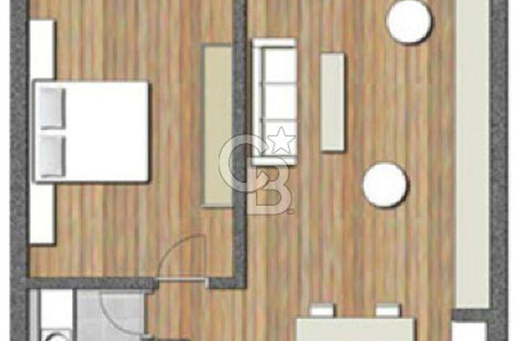 NARCİTY KONUTLARI 1+1 GENİŞ TİP BALKONLU SATILIK DAİRE