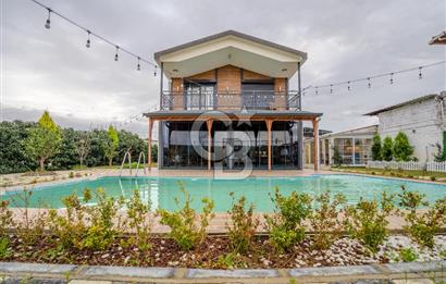 İZMİR BAYINDIR'DA 4+1 HAVUZLU İSKANLI SATILIK MÜSTAKİL VİLLA