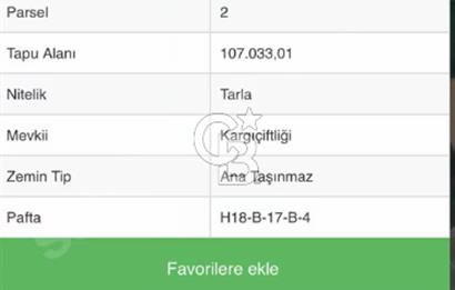 Biga Çeşmealtı Satılık Tarla