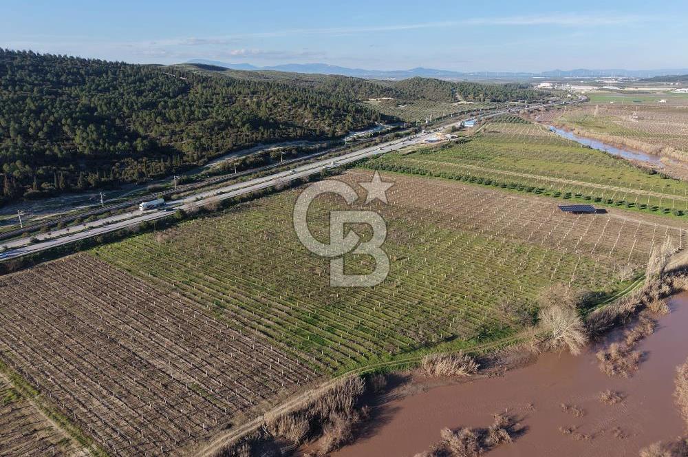 MANİSA-AKHİSAR YOLUNDA,ANAYOLA 120 METRE CEPHELİ SATILIK TARLA