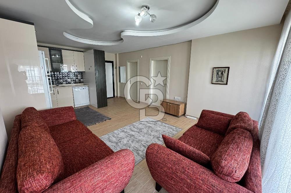 Hurma'nın Prestijli Sitesinde Havuz Manzaralı, Eşyalı 1+1 Daire