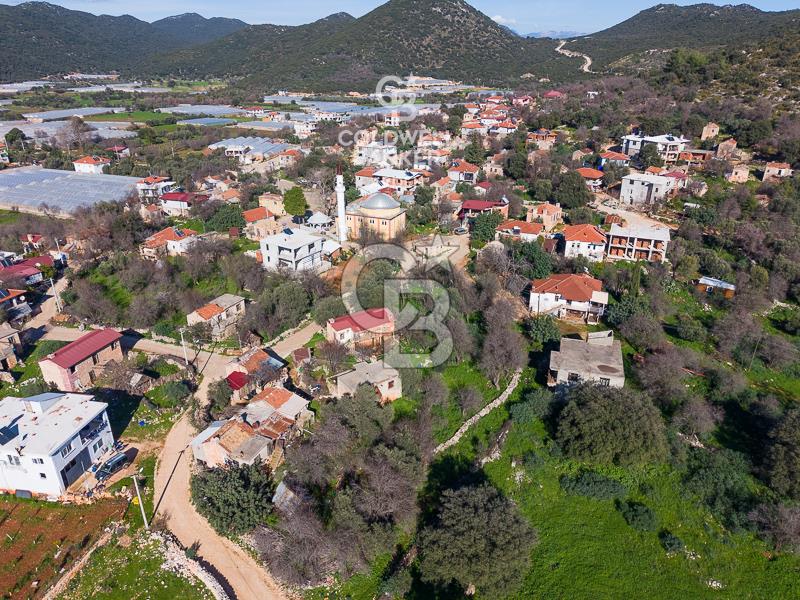 KAŞ TA CB ARDEN DEN 692m² MÜSTAKİL EV AHIR VE ARSASI 