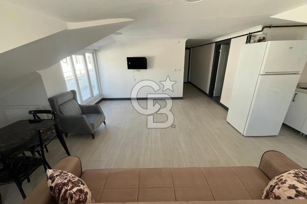 NENEHATUN MH SİTE İÇERİSİNDE KİRALIK EŞYALI 1+1 ÇATI KATI DAİRE