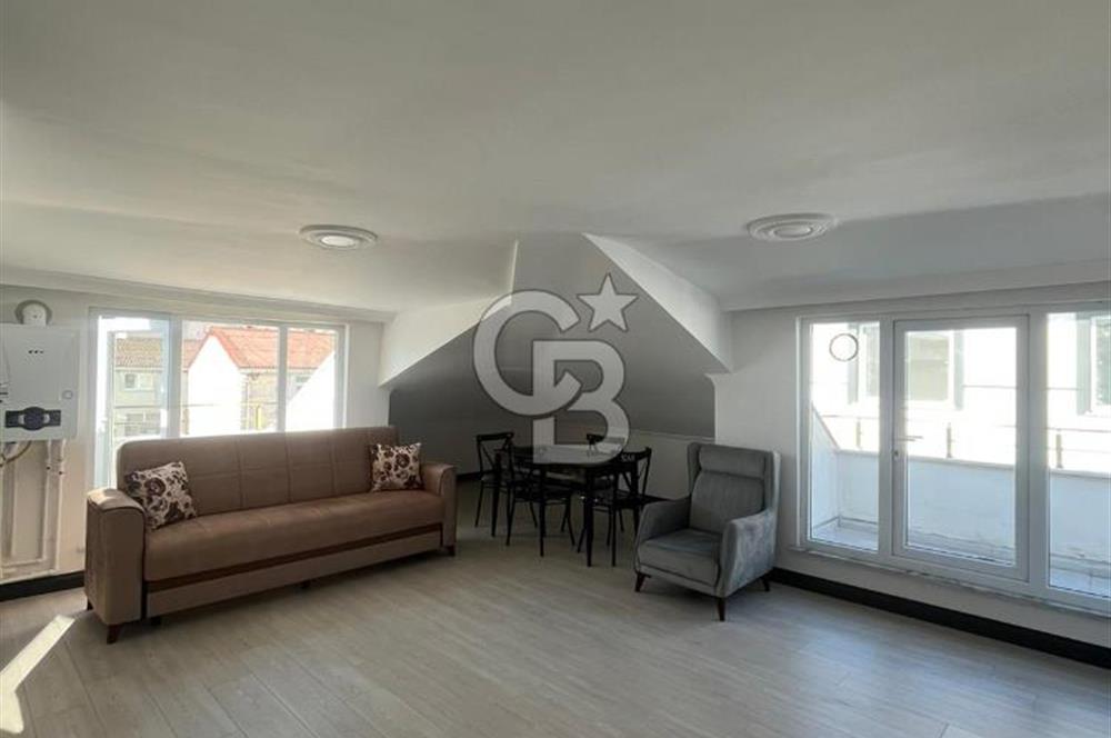 NENEHATUN MH SİTE İÇERİSİNDE KİRALIK EŞYALI 1+1 ÇATI KATI DAİRE