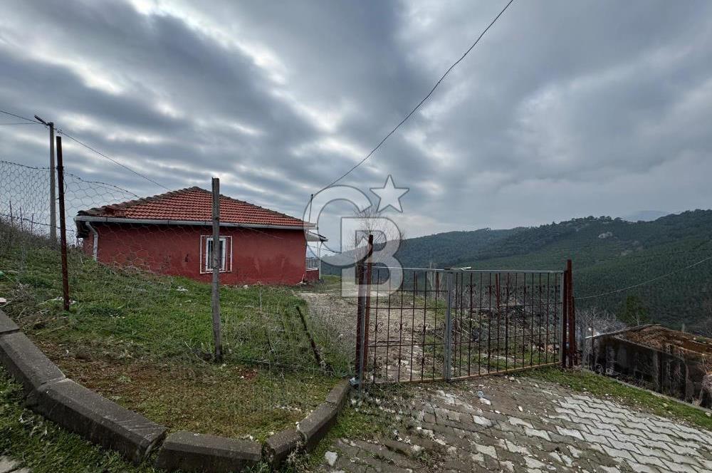 bergama halilağalarda satılık arsa içinde taş ev 