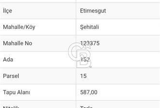 ETİMESGUT ŞEHİTALİ TEK TAPU 587 M2 VİLLA ARSASI - 1 - 335615