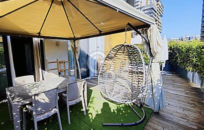 İzmir Bornova Folkart Life Sitesi Bahçeli En Geniş 1+1 Daire