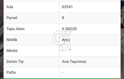 YUVAKÖY KUPON ARSA ADA GROSS KARŞISI CADDE ÜZERİNDE 
