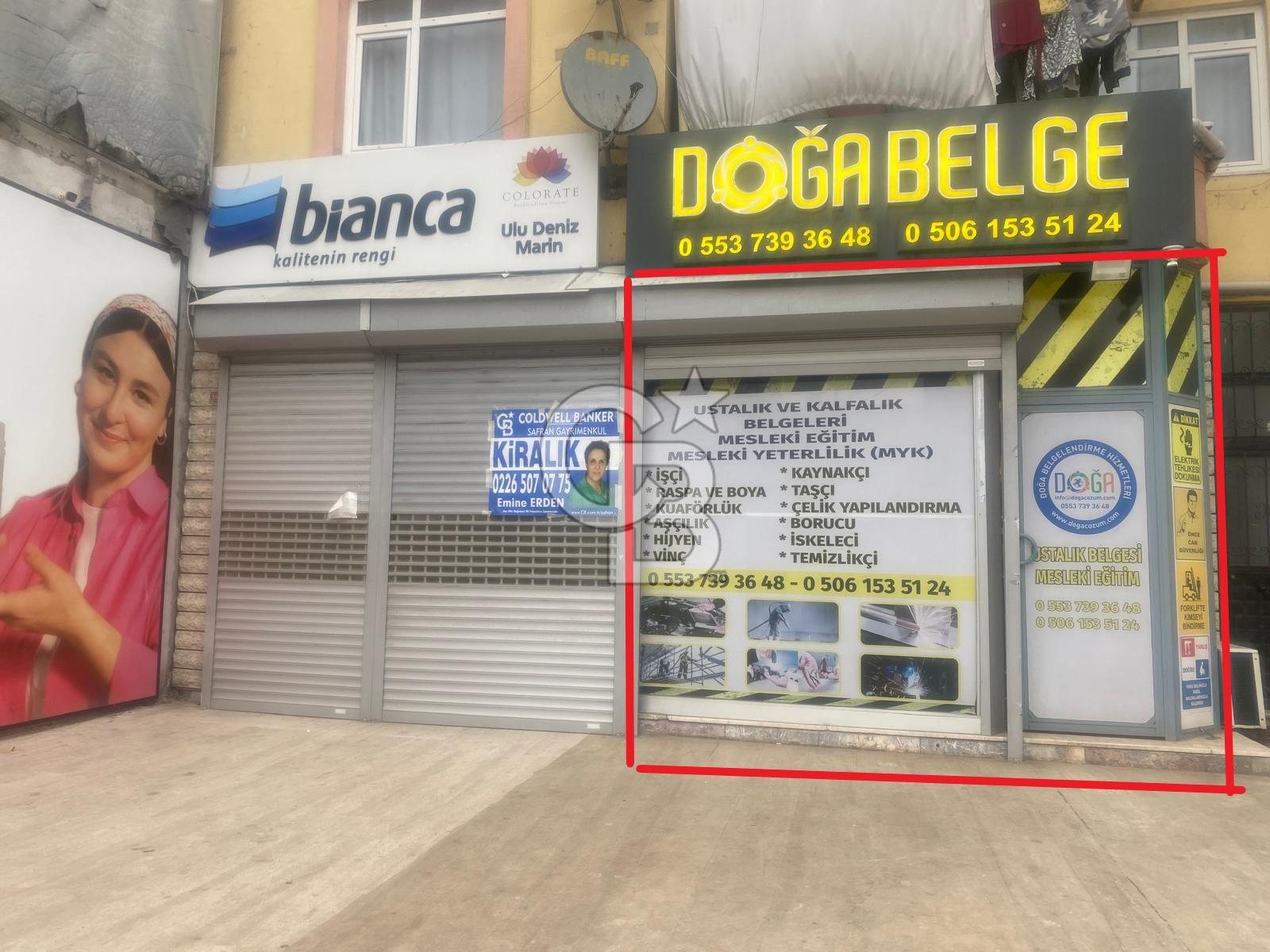 YALOVA ALTINOVA ANAYOLA CEPHE TABELA DEĞERİ YÜKSEK OFİS DÜKKAN !