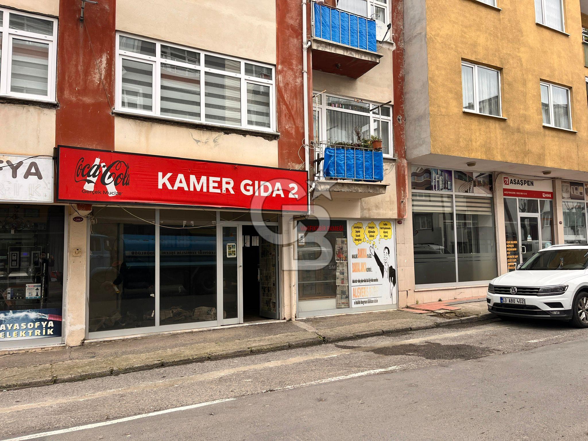 TRABZON'DA KİRALIK DÜKKAN - FATİH'TE ANA CADDE ÜZERİ 55m2