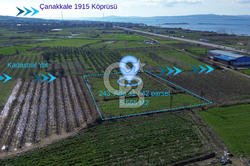 📍ÇARDAK’TA MERKEZİ KONUMDA ŞEFTALİ AĞAÇLI SATILIK TARLA 