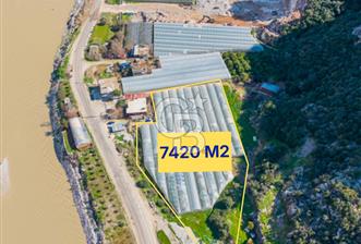 ANTALYA DEMRE KÖŞKERLERDE CB ARDENDEN 7420 M2 SATILIK TARLA - 1 - 335705