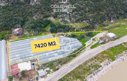 ANTALYA DEMRE KÖŞKERLERDE CB ARDENDEN 7420 M2 SATILIK TARLA