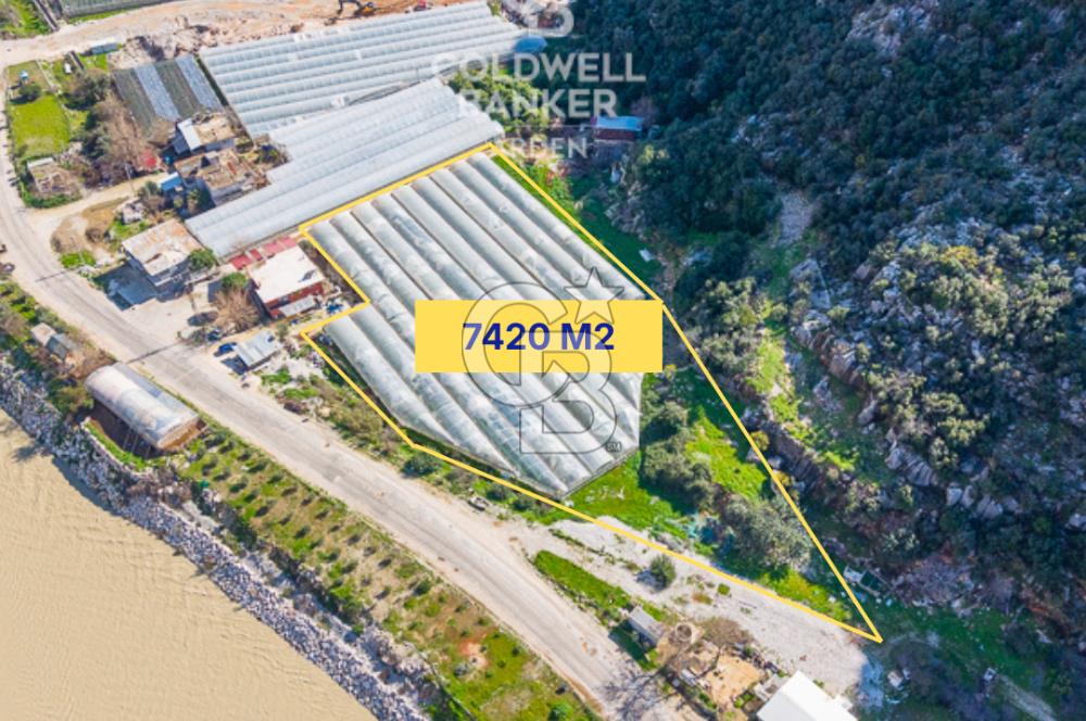 ANTALYA DEMRE KÖŞKERLERDE CB ARDENDEN 7420 M2 SATILIK TARLA