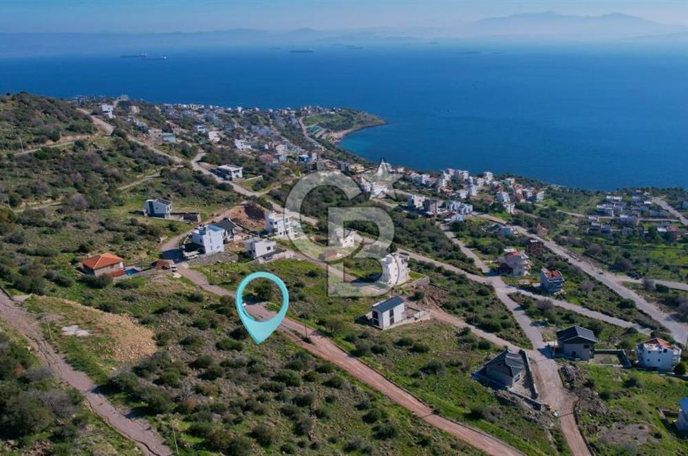 ÇANDARLI EYKO ADA VE DENİZ MANZARALI VİLLA İMARLI ARSA
