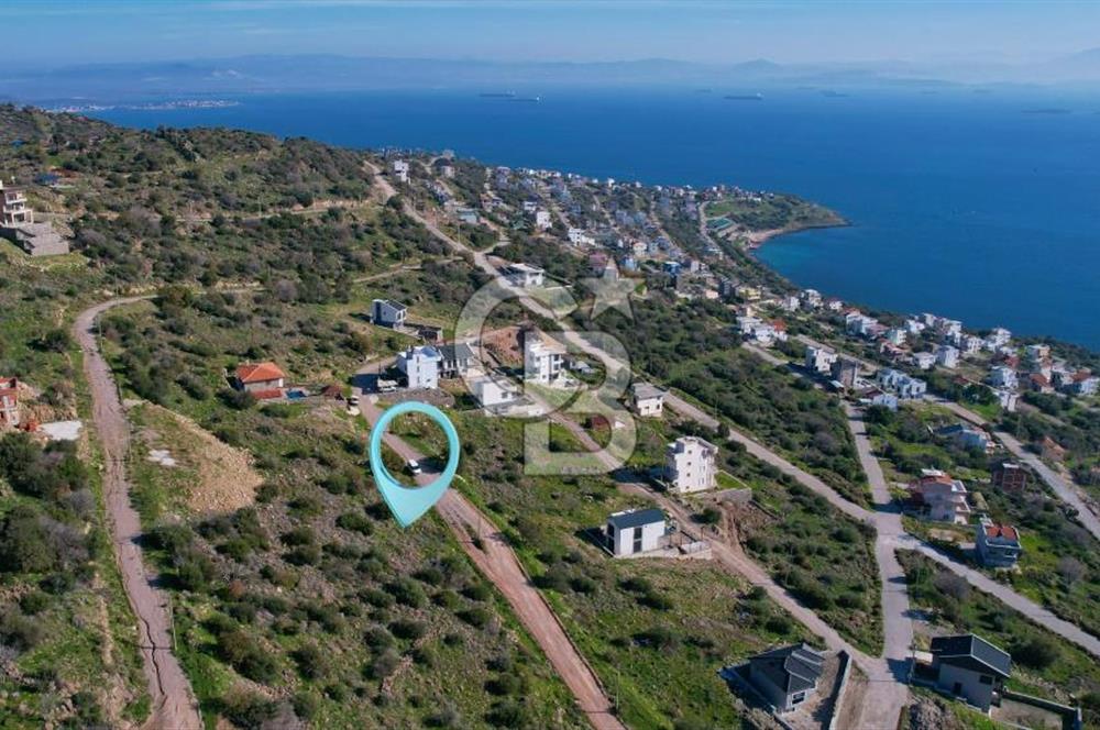 ÇANDARLI EYKO ADA VE DENİZ MANZARALI VİLLA İMARLI ARSA