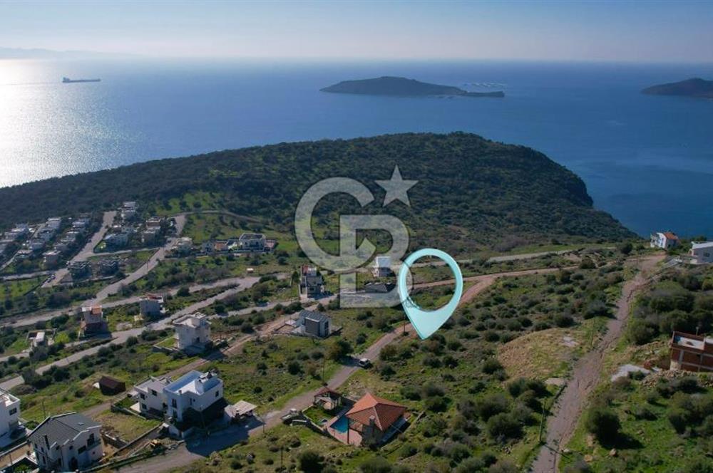 ÇANDARLI EYKO ADA VE DENİZ MANZARALI VİLLA İMARLI ARSA