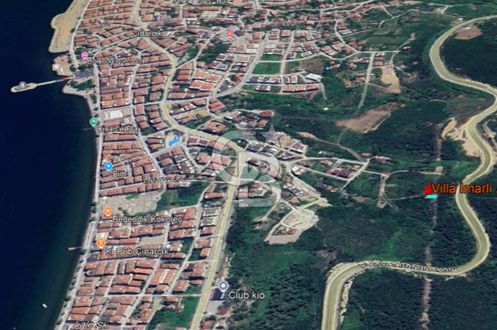 YALOVA ÇINARCIK MERKEZDE DOĞA MANZARALI VİLLA İMARLI ARSA !....